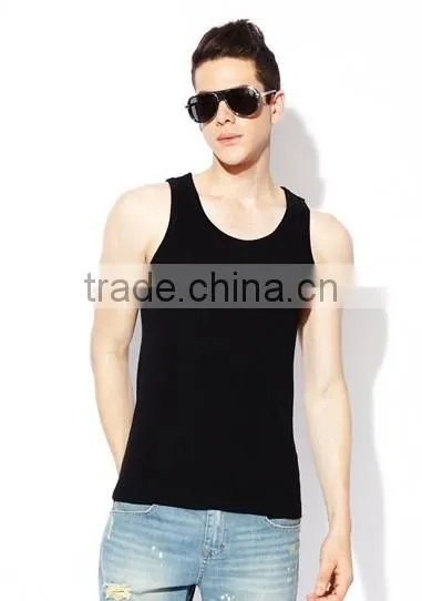 Custom Cheap Men Cotton Vest photo-3