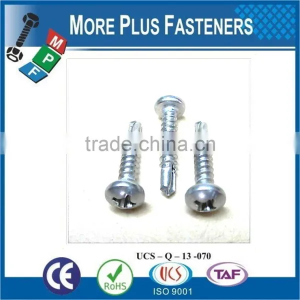 Hex Washer Head Or Round Head Phil Recess Self Drilling Screw Flat CSK Head Phil Recess Self Drilling Screw photo-6