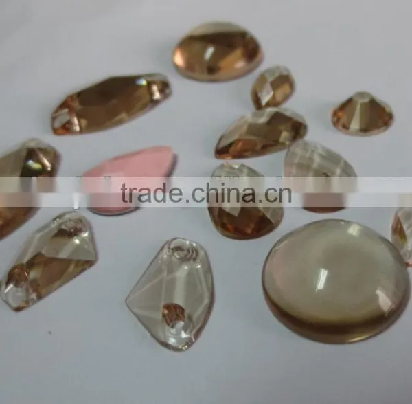 Sew on Flat Back Acrylic Rhinestones photo-2