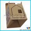 Colorful Printed Auto-locked Bottom Paper Packaging Boxes With Cut Window on Side