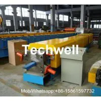 Square / Rectangle Downpipe Roll Forming Machine for Rainwater Downpipe