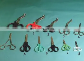 Colourful Plastic Handle Lister Bandage Scissor For Dressing Cutting
