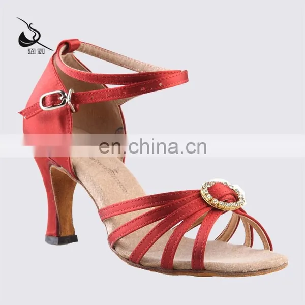08B5L135 Women's Satin Latin Dance Shoes photo-5
