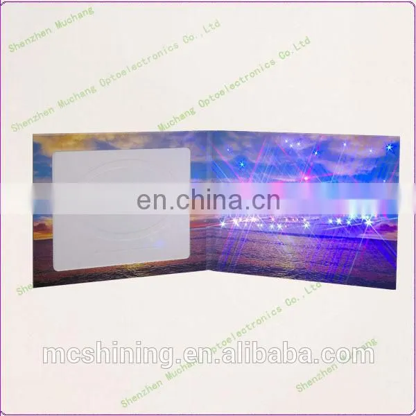 Popular Cheap Led Lighting Customized Greeting Cards Online 2017 photo-4
