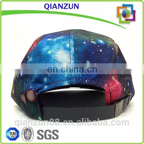 Latest Customized 5 Panel Jocky Cap All Over Digital Printing Silk Lining Nylon photo-2