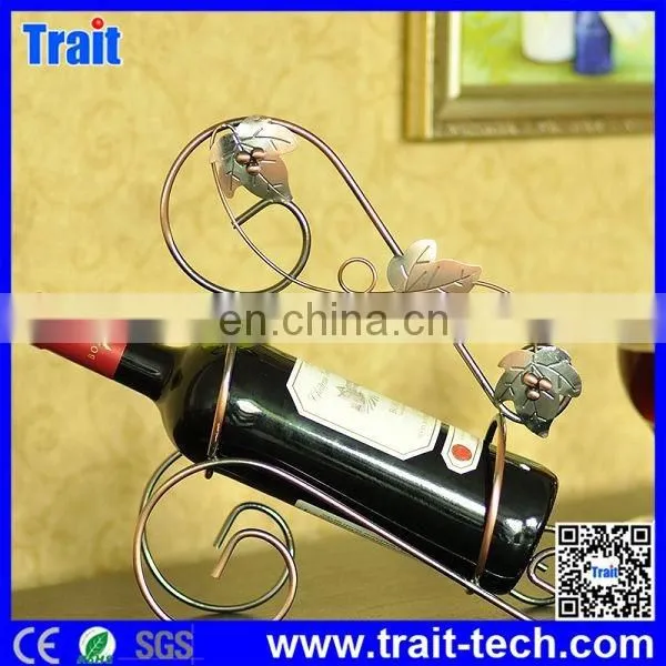 Artwork Fuuny Gold Bronze Cast Iron Tricycle Style Red Wine Rack Wine Holder photo-4