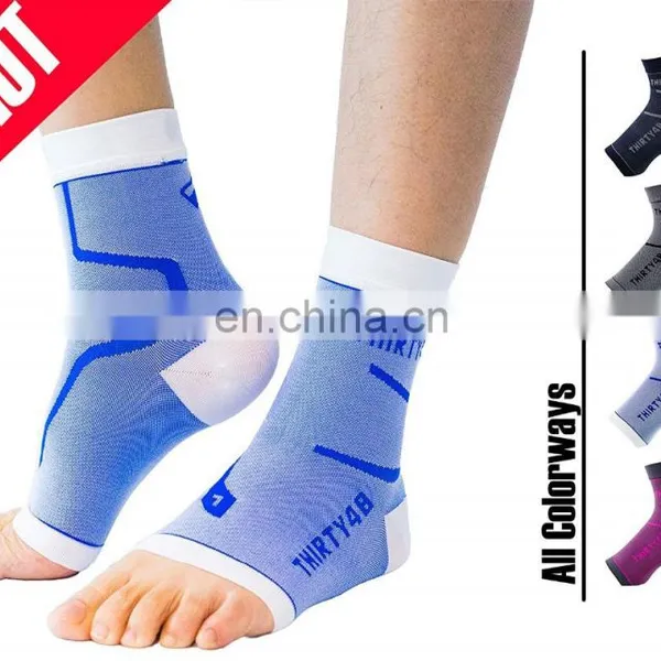 20-30 MmHg Foot Compression Sleeves for Ankle/Heel Support, Increase Blood Circulation, Relieve Arch Pain, Reduce Foot Swelling photo-3