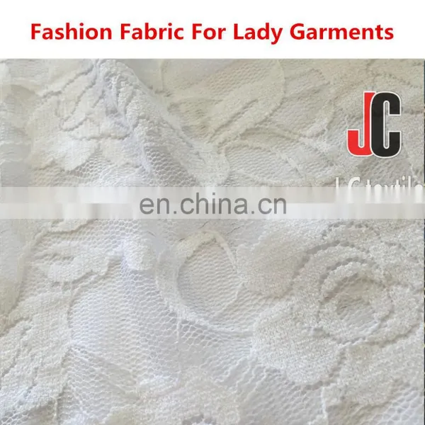 Nylon Spandex Dress Swiss Voile Lace Trimming photo-3
