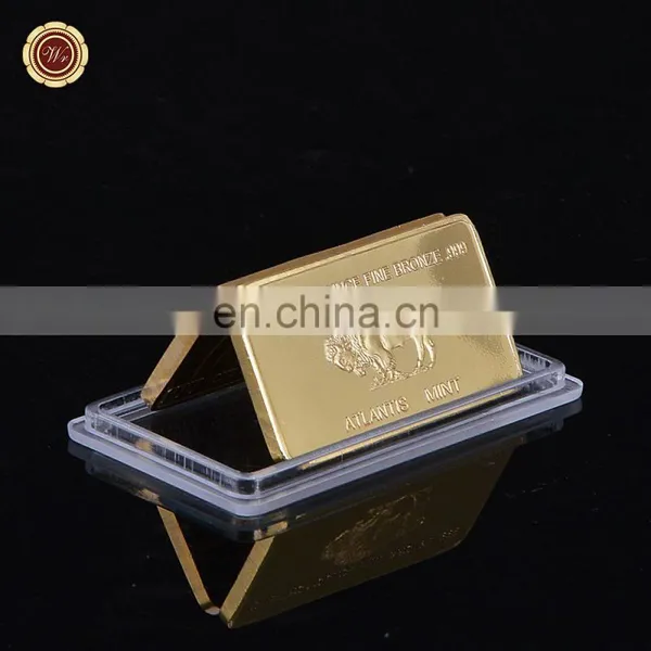WR 999 Gold One Troy Ounce Atlantis Mint 24k Pure Gold Bullion Bar With Free Capsule photo-2