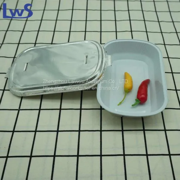 Wholesale High Quality Airline Food Packaging Disposable Smooth Wall Aluminum Foil Container photo-4