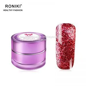 RONIKI Diamond Gel,Diamond Gel China Supplier,Platinum Diamond Gel Polish,Nail Art Gel photo-2