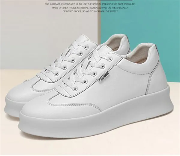 Casual Men's Height Increasing Sport Shoes Leather photo-2