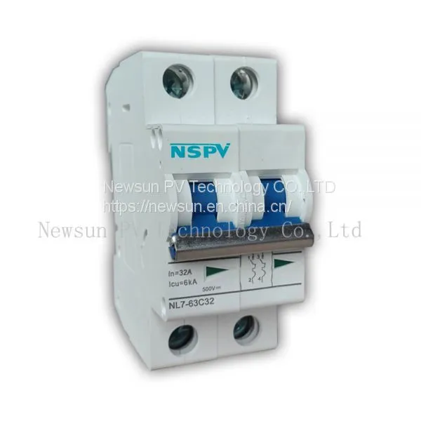 DC and AC 1-4P 250-1200VDC Non Polarity Miniature Circuit Breaker With C Curve photo-5