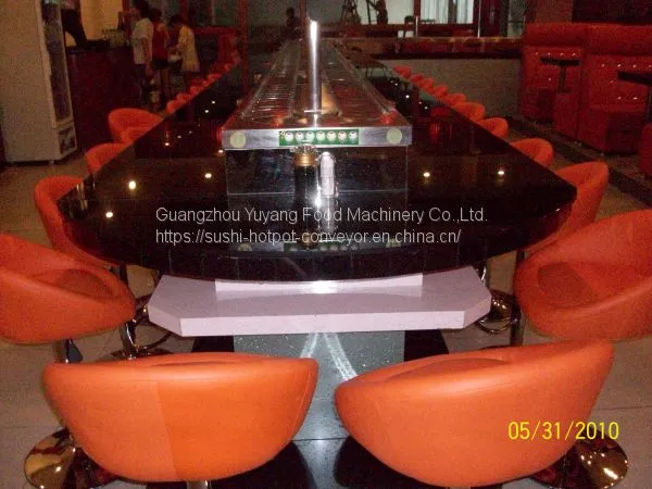 Sushi Conveyor Belt System Food Delivery System Sushi Belt - Manufacturer: Michaeldeng@gdyuyang.com photo-2
