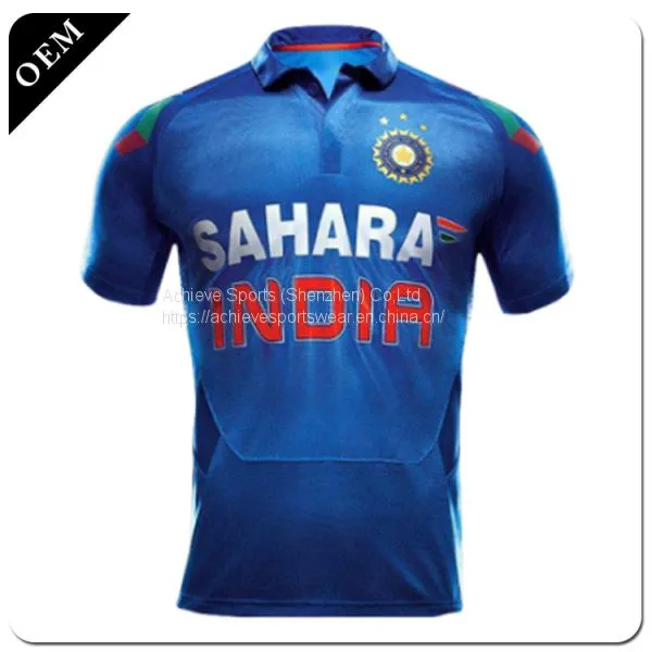 Wholesale Custom Best Quality Cricket Jersey New Pattern Sport T-shirts Jumper Shirt photo-3