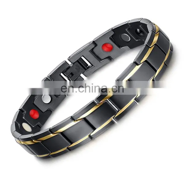 Guangzhou Factory Steel Jewelry Ion Bracelet Energy Balance Health Energy Bracelet photo-3