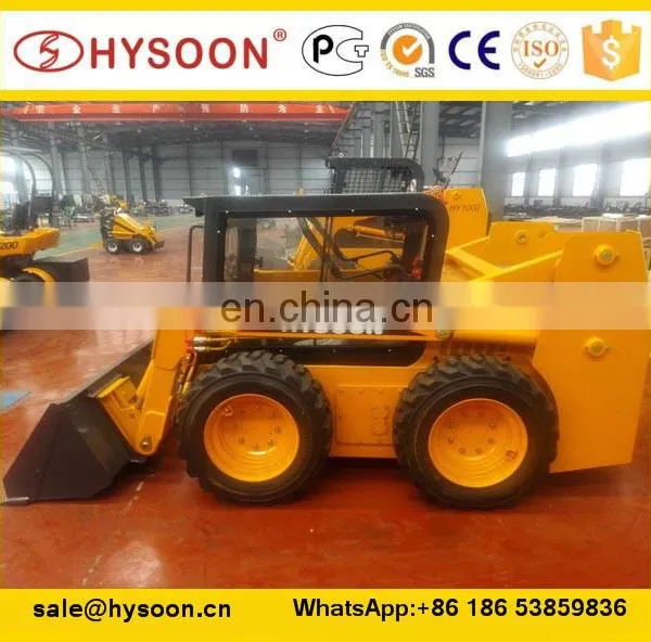 Agricultural Machine Skidsteer With Earth Bucket With Teeth photo-3