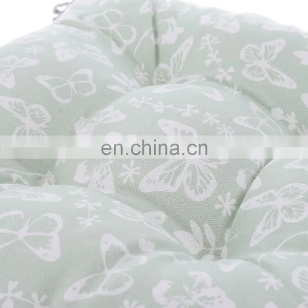 Square Recycle Seat Cushion Printed Chair Pads With Ties for Outdoor/Indoor photo-5