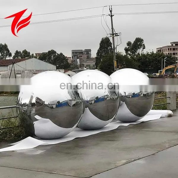 Advertising Silver PVC Inflatable Gold Mirror Balloon photo-2
