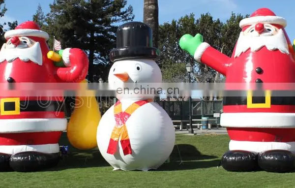 20ft Tall Christmas Inflatable Decoration Santa Claus Snowman Model For Advertising photo-3