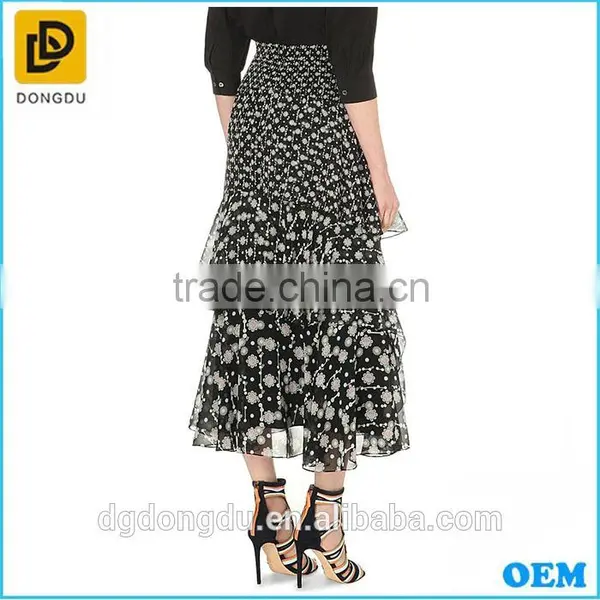 New Design Printing Chiffon Maxi Long Dresses 2016 photo-2