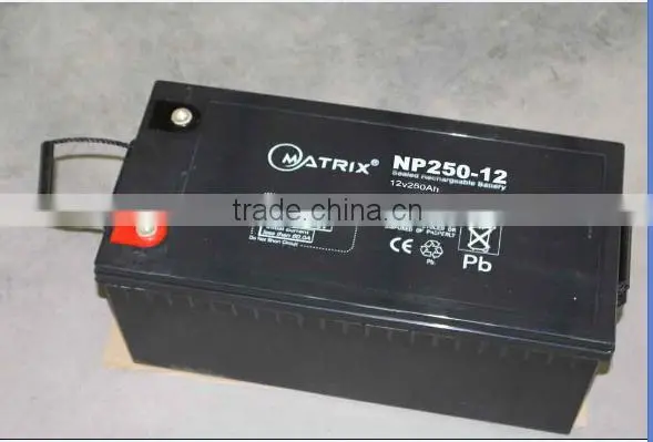 12v 250ah gel battery for solar and wind system