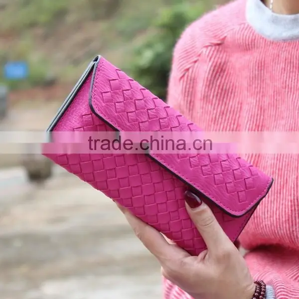 Hot Sale Women Wallets Fashion PU Leather Short Phone Wallet 10 Colors Purse photo-2