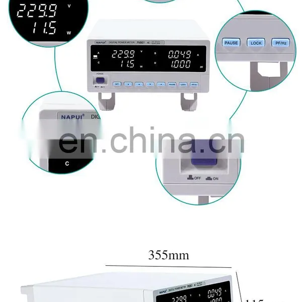 220v Digital Power Meter for Led Lamp Test photo-3
