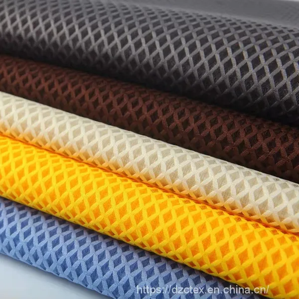 Warp knitted Big Width 3D air mesh Fabric with ventilation and durability for Mattress Cover