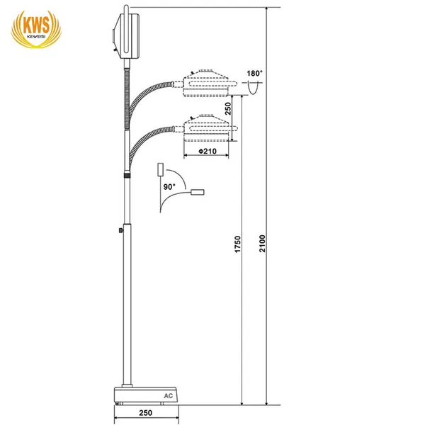 12 Holes LED Dental ENT Surgery Veterinary Medical Mobile Shadowless Examination Light photo-2