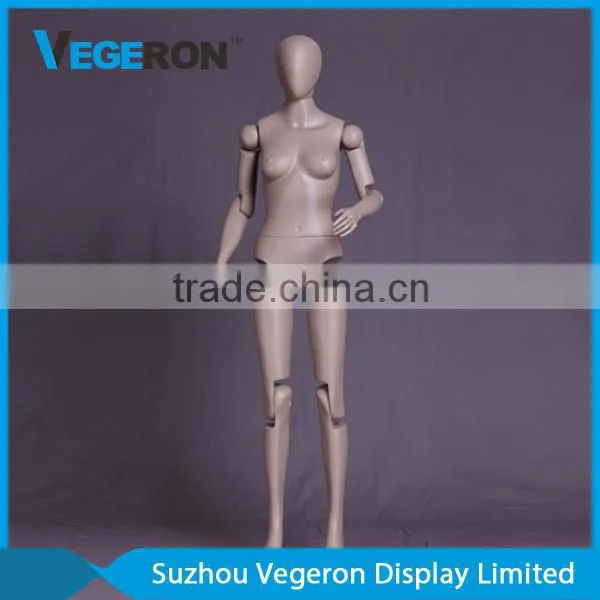 High Quality Fiberglass Flexible Female Mannequin photo-3