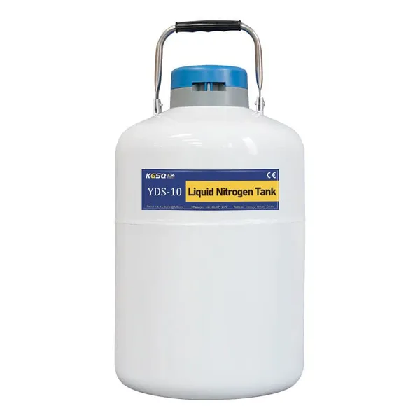 Eritrea Container for Artificial Insemination KGSQ Liquid Nitrogen Dewar Trolley photo-5