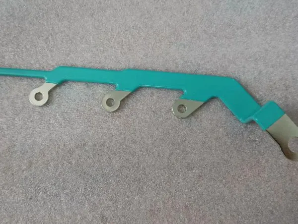 Nicely Epoxy Coated Rigid Copper Bus Bars for EV Battery photo-3
