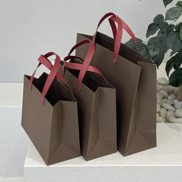 Custom Luxury Custom Printing Paper Carrier Gift Paper Bags photo-4