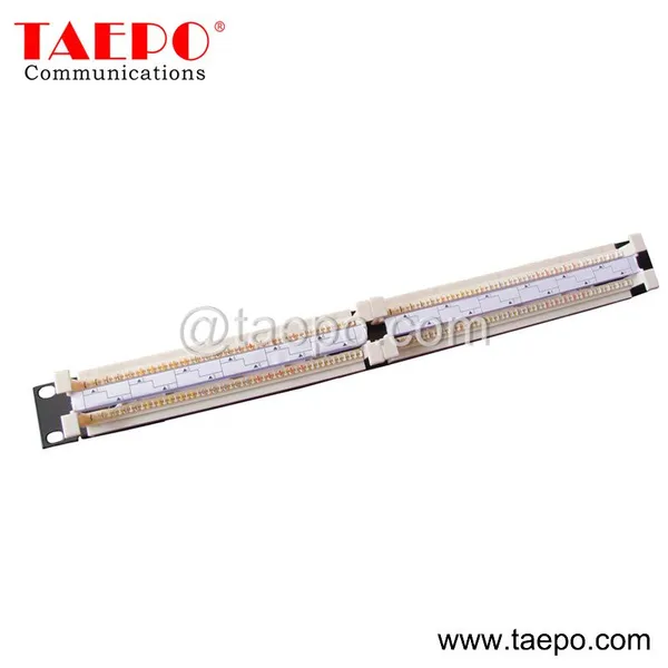 100 pairs 110Connect cross connect rack mount panel for connecting blocks from China Factory TAEPO
