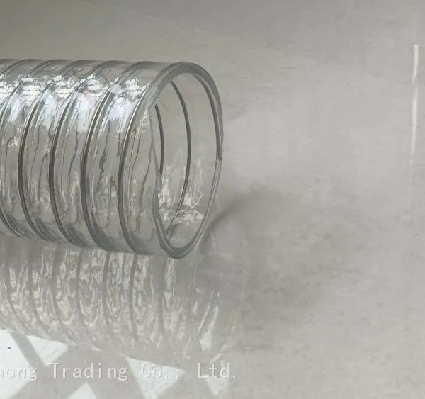Food-grade Transparent PU Plastic-reinforced Spiral Tube, Smooth Tube for Powder Conveying, Red Wine Conveying Tube photo-5