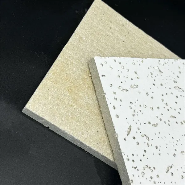 Acoustic Mineral Wool Panel 600x600mm Armstrong Ceiling Tile with 15mm Thickness