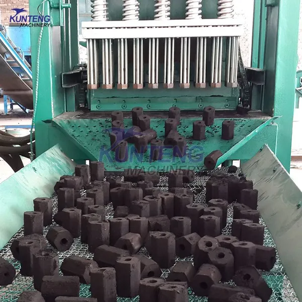 Automatic Hydraulic Shisha Charcoal Cube Tablet Stick Briquette Making Press Machine Briquetting Extruder EPC photo-4