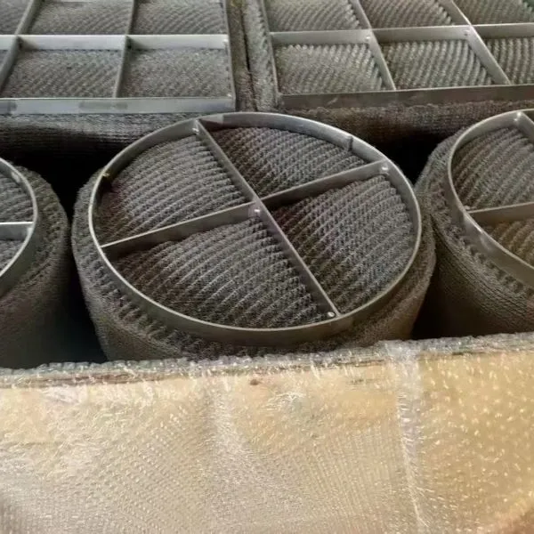 304 Stainless Steel Knitted Wire Mesh Demister Gas-Liquid Separation Filter Screen With Welding & Bending Services photo-4