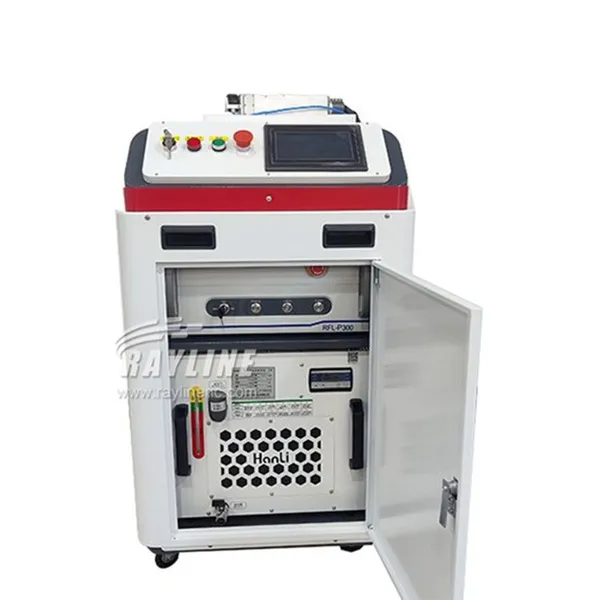 RA LC Series Cabinet Laser Cleaning Machine Water Cooled Pulse Handheld Rust Remover For Metal Steel Aluminum photo-4