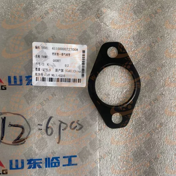 Genuine 4110000727008 Gasket For SDLG Wheel Loader, Hot Sale OEM Replacement Part photo-2
