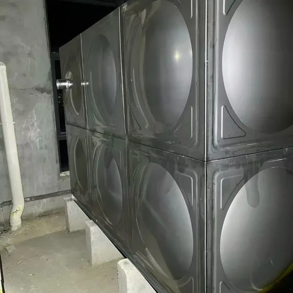 Tanque de agua de acero esmaltado con paneles atornillados, duradero, para almacenamiento de agua caliente en lavandería
