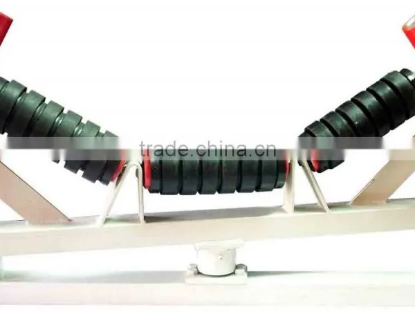 Buffer Rings Composite Carrying Roller,Carrying Impact Roller for Belt Conveyor photo-4