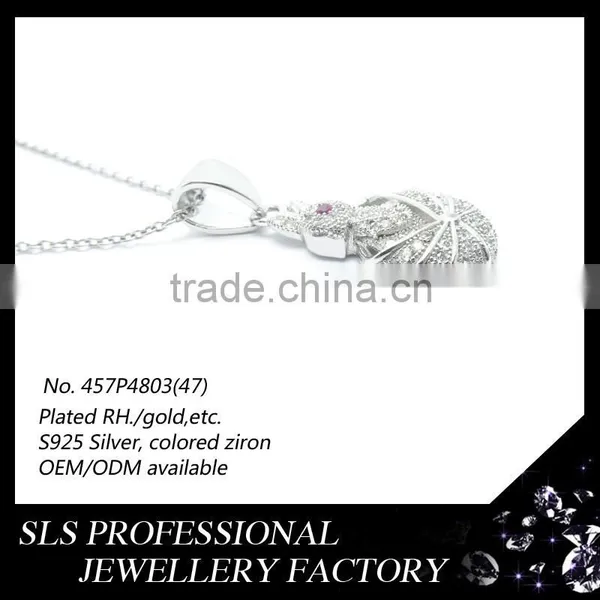 925 Silver Jewelry High End Fashion Jewelry Kids Pendant for Christmas Gift 2015 photo-3