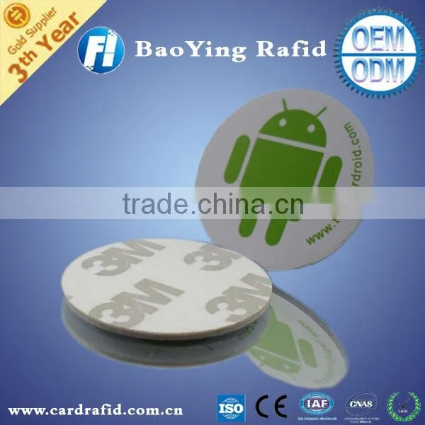 printable pvc rfid tags 125khz sticker for access control system identification system