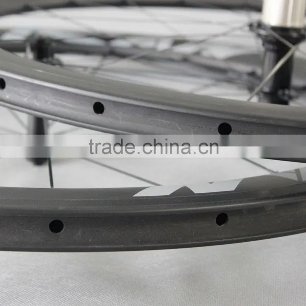 56mm Clincher Carbon Bicycle Wheels 27mm Width Road Bike Wheelset R13 Hubs Sapim CX-Ray Spokes 56C photo-6