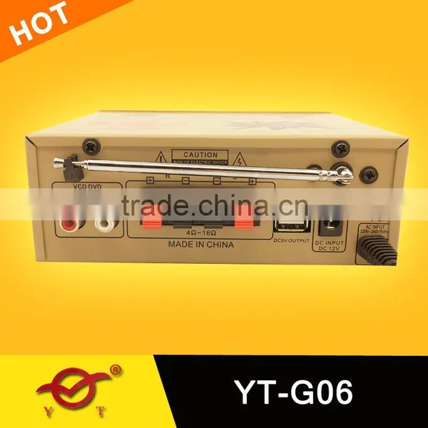 New Product Amplifier YT-G06 With Usb/sd/bluetooth photo-4