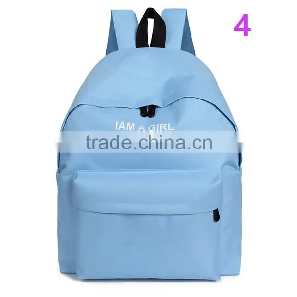 Unisex Boys Girls Canvas Backpack 2016 Fashion Rucksack School Shoulder Bag photo-5