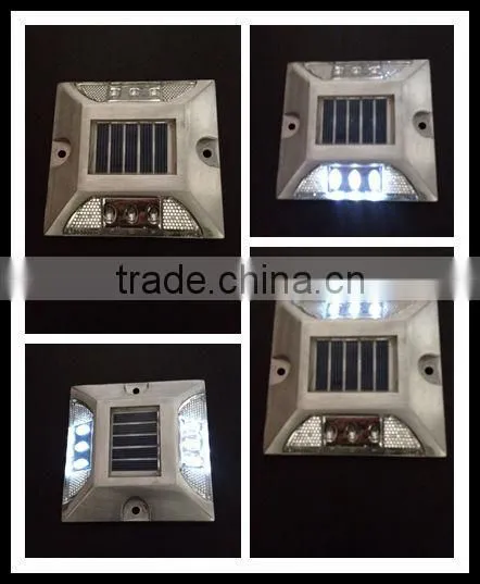 Solar LED Flashing Aluminium Road Studs photo-4