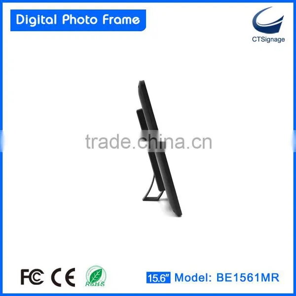 15.6 Inch Lcd Digital Picture Frame, Photo Picture Frames BE1561MR Support Photo/ Music/video Playback photo-2